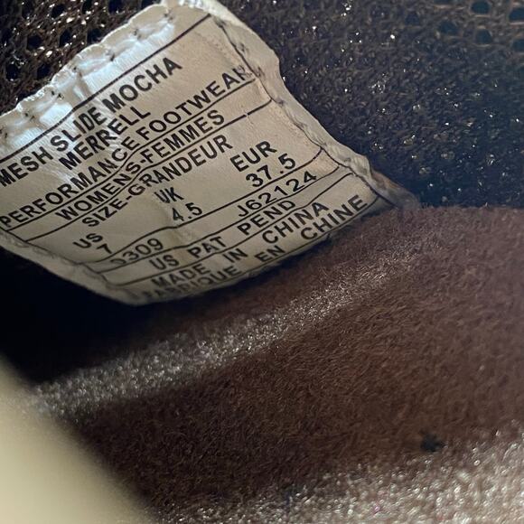 Merrell Encore Bypass 2 Brown Mesh Clogs Women's Size 7 Comfort Slip On Shoes - Picture 8 of 8